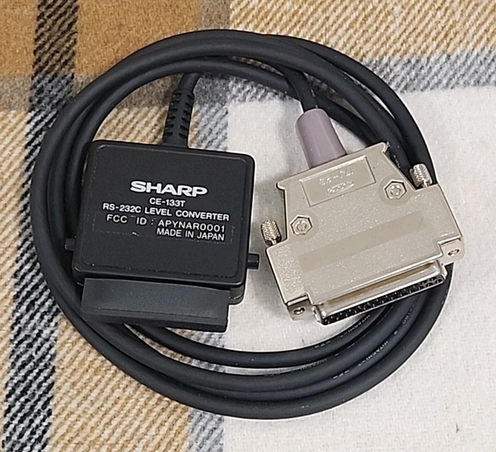 Sharp RS-232C Level Converter Cable for Pocket PC 15-pin (CE-133T)