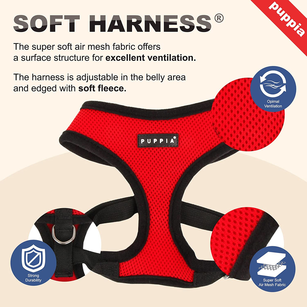 Authentic Soft Harness, Grey, Small