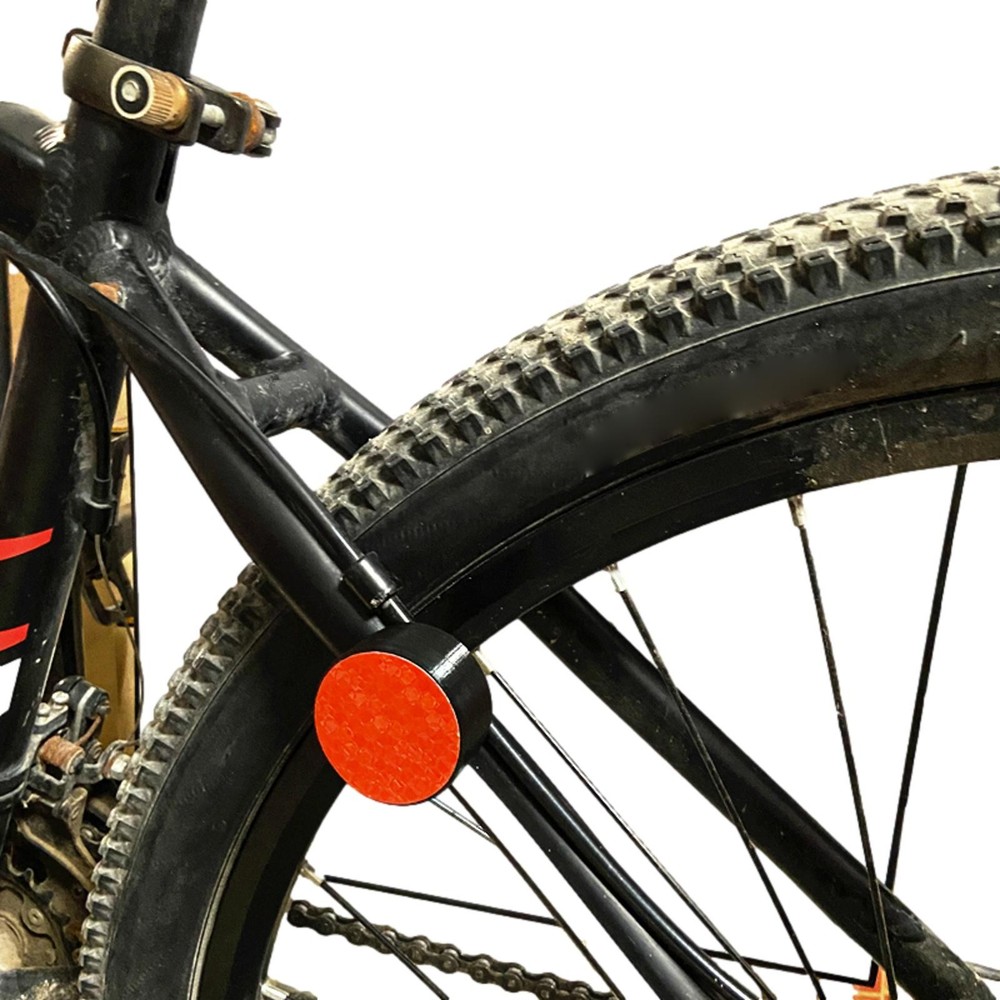 Bicycle Anti-lost Protector Bike Mount Bracket W/ Reflector For AirTag Tracker a