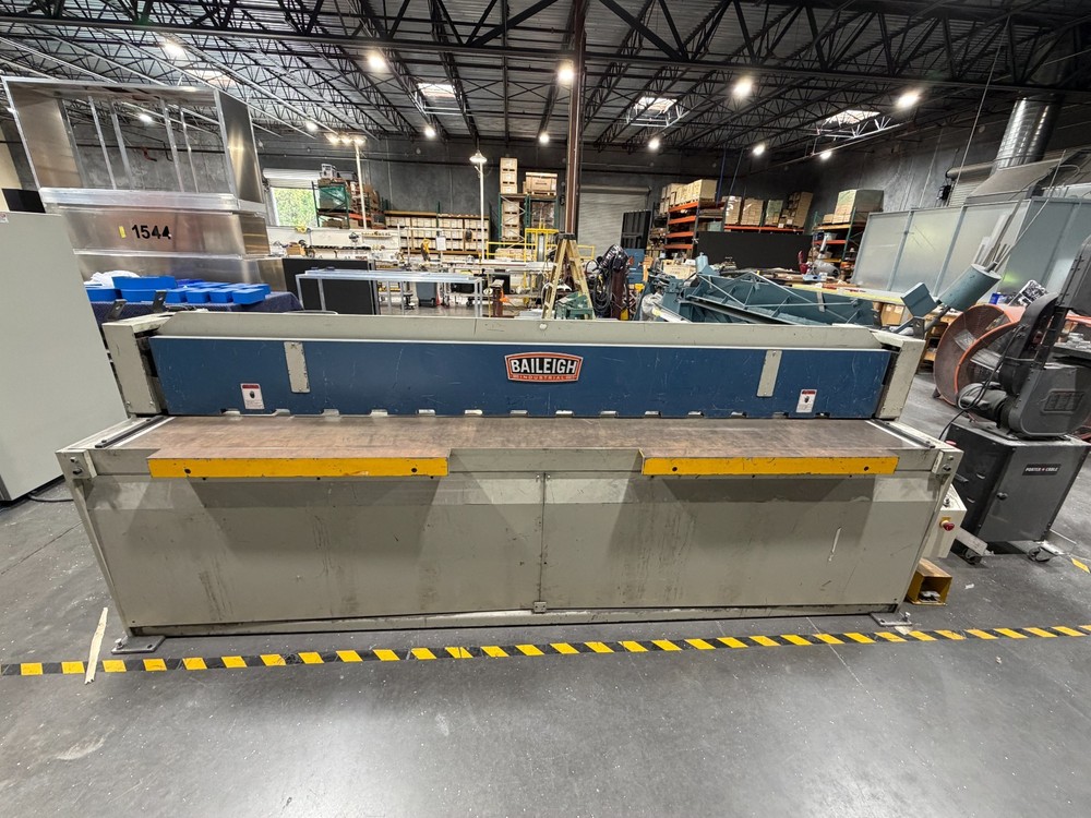 baileigh hydraulic shear model SH-12010