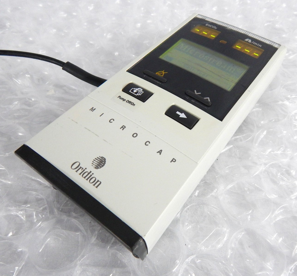 ORIDION MICROCAP HANDHELD CAPNOGRAPH S/N 692