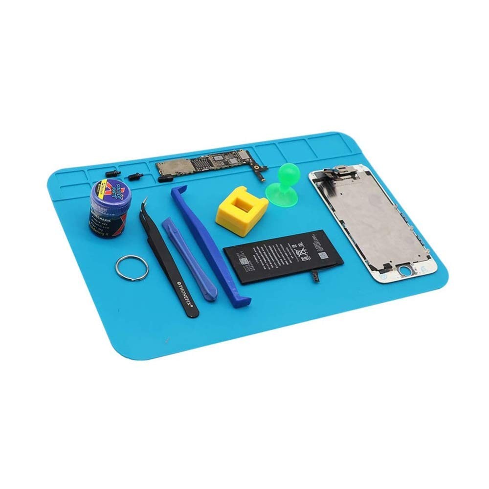 2 Pack Multi Purpose Work Station with Grids - Silicone Soldering Mat for Wat...