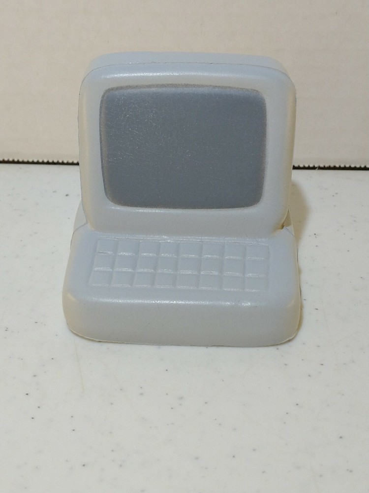 Old School Apple Mac Computer "Look Like" Hand Squeeze Foam Stress Reliever