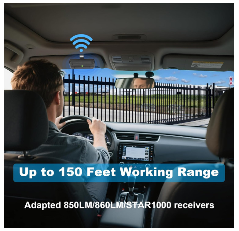 4Pk-811LM Remote for liftmaster with Encrypted DIP Programming Security+ 2.0....