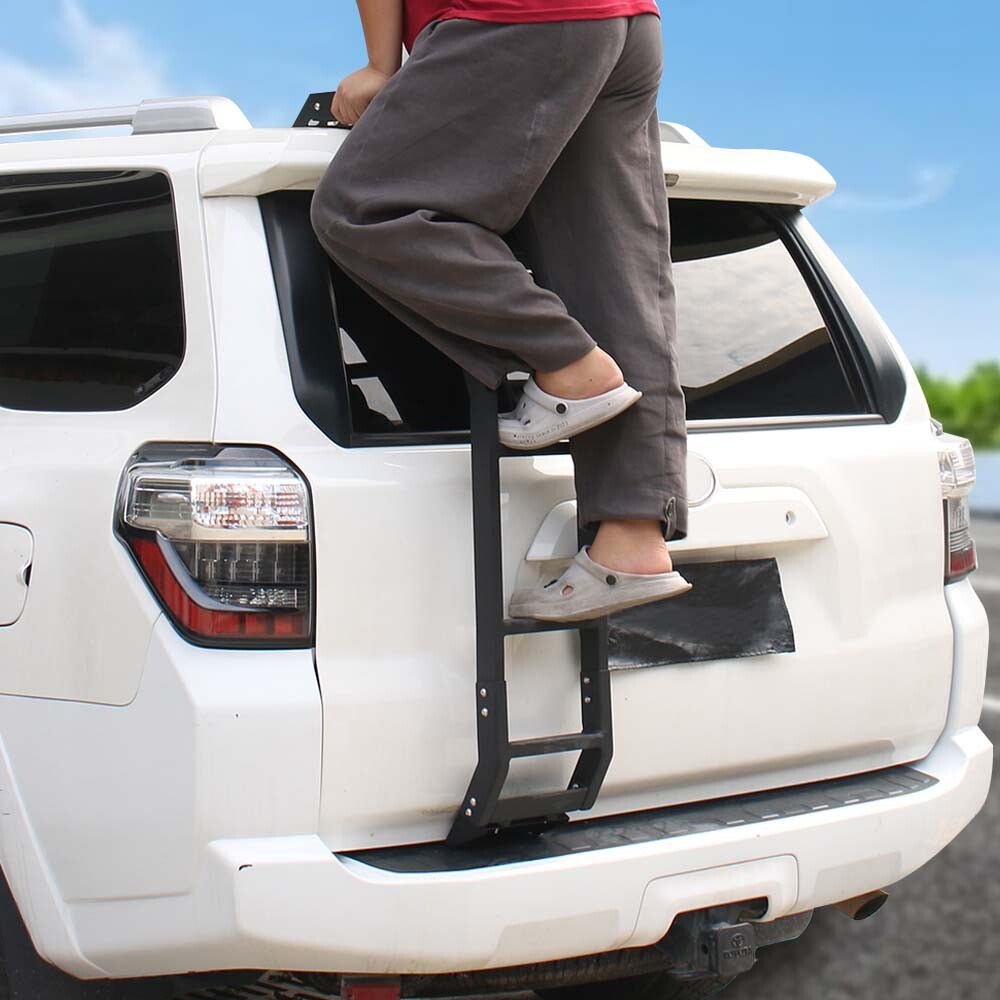 FOR 4RUNNER 2010-23 REAR HATCH MOUNT TAILGATE LADDERS GATE Functional LADDER KIT