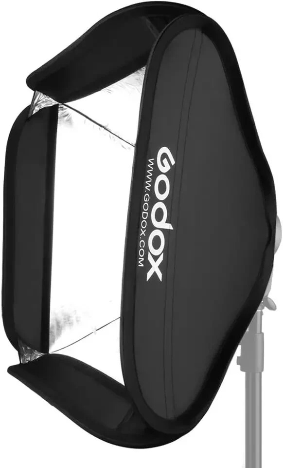 Godox Softbox 32''X32'' 80Cmx80Cm Fast-Setup Foldable Bowens Mount Softbox,