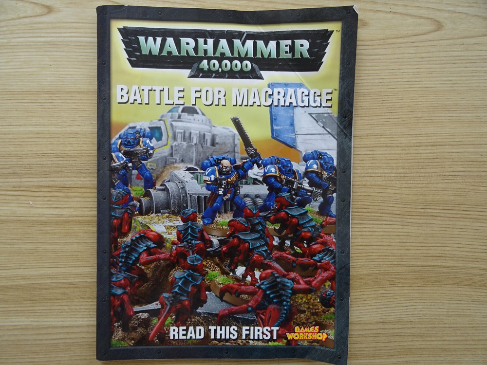 BATTLE for MACRAGGE - Crashed Aquila + Book + Objective Markers Scenery 40k A40