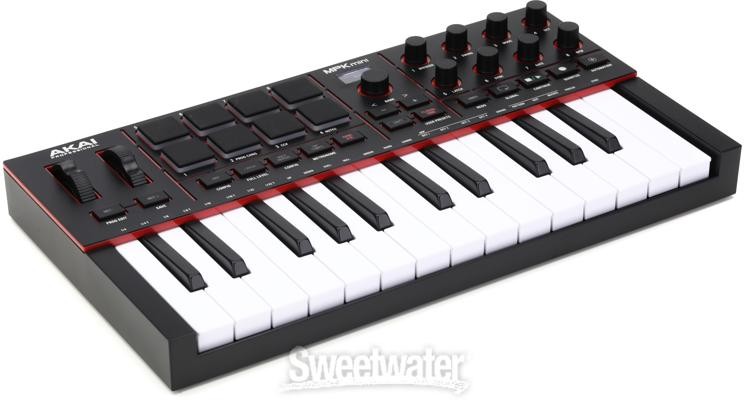 Akai Professional MPK Mini IV MIDI Keyboard Controller - Black
