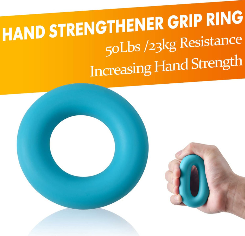 Grip Strength Trainer 7 Pack Adjustable, Finger Stretcher Resistance Extensor...