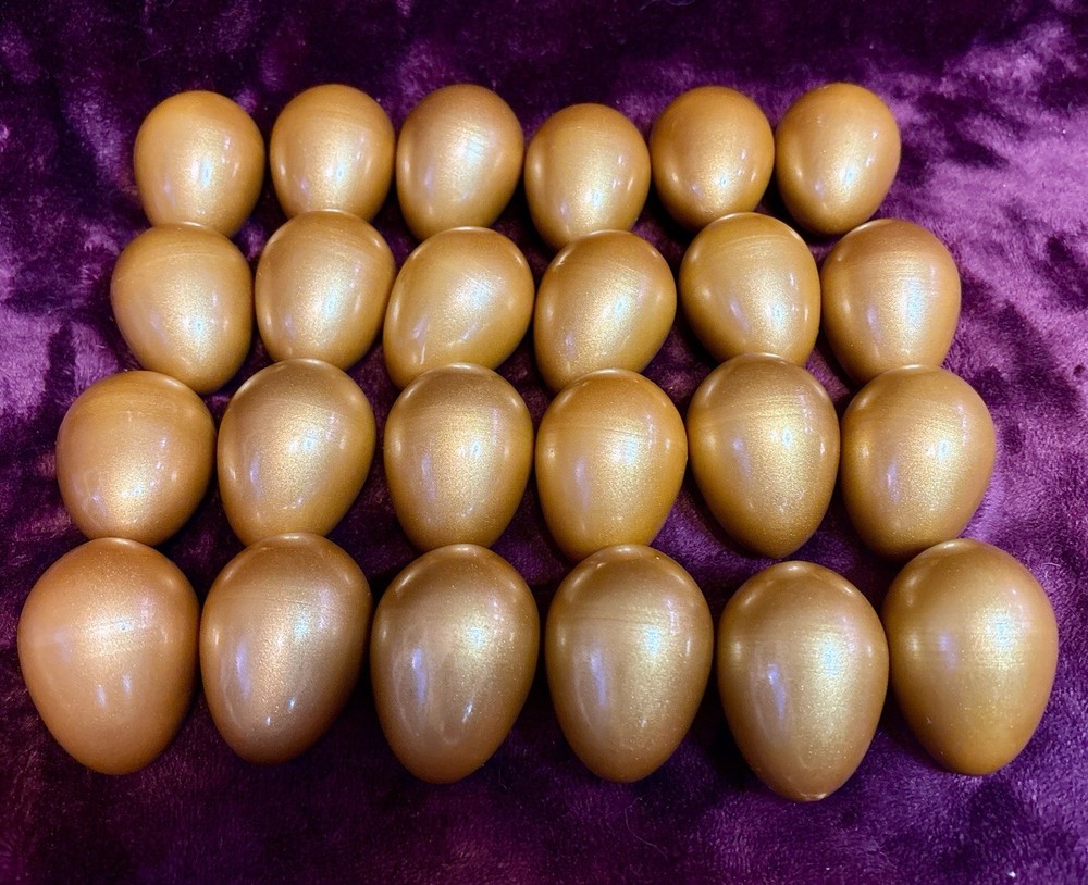 24 golden egg shaker musical instruments