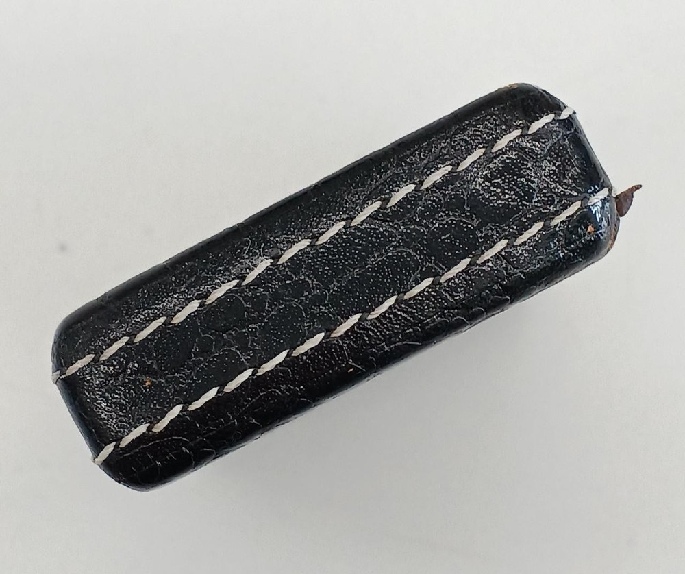 Zippo Black Leather Wrap Lighter New