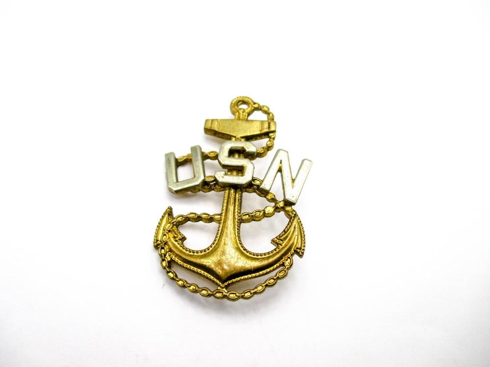 Vintage Navy Pin Anchor Rope with old Clasp