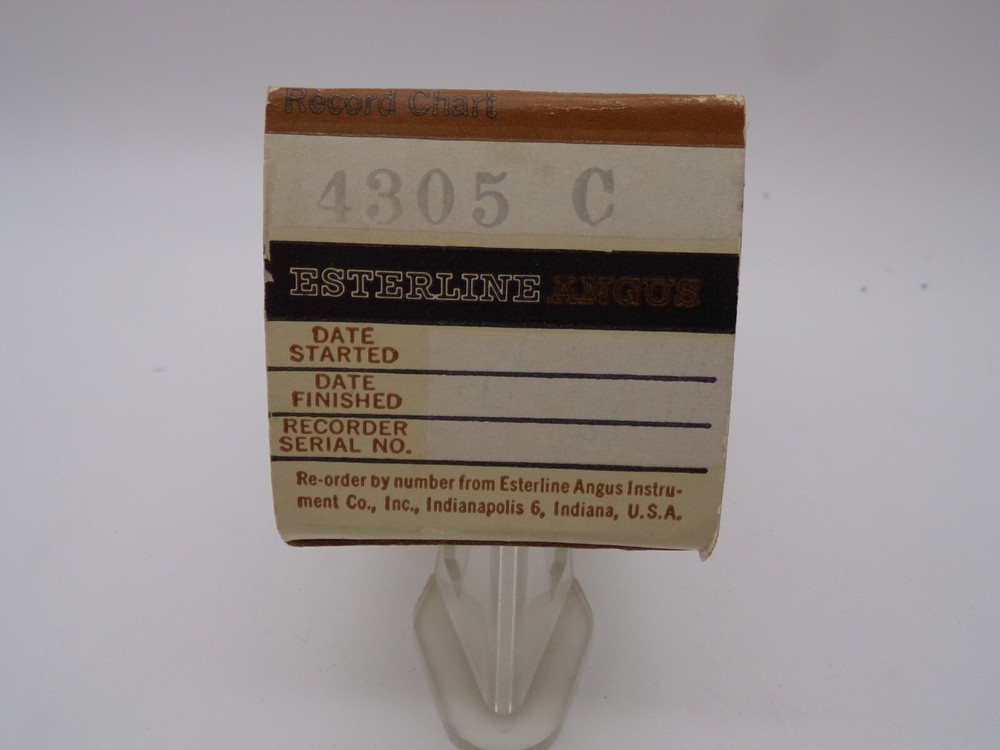 Three Rolls of Esterline Angus Graph Paper