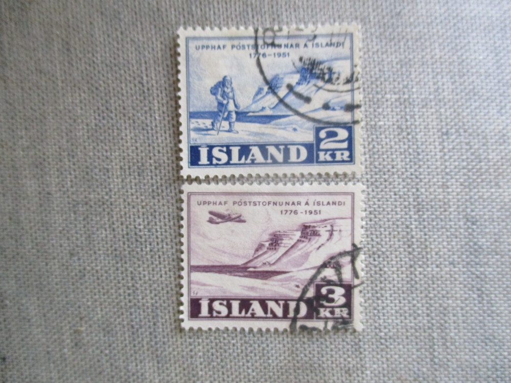 Iceland, Scott# 271-272, used
