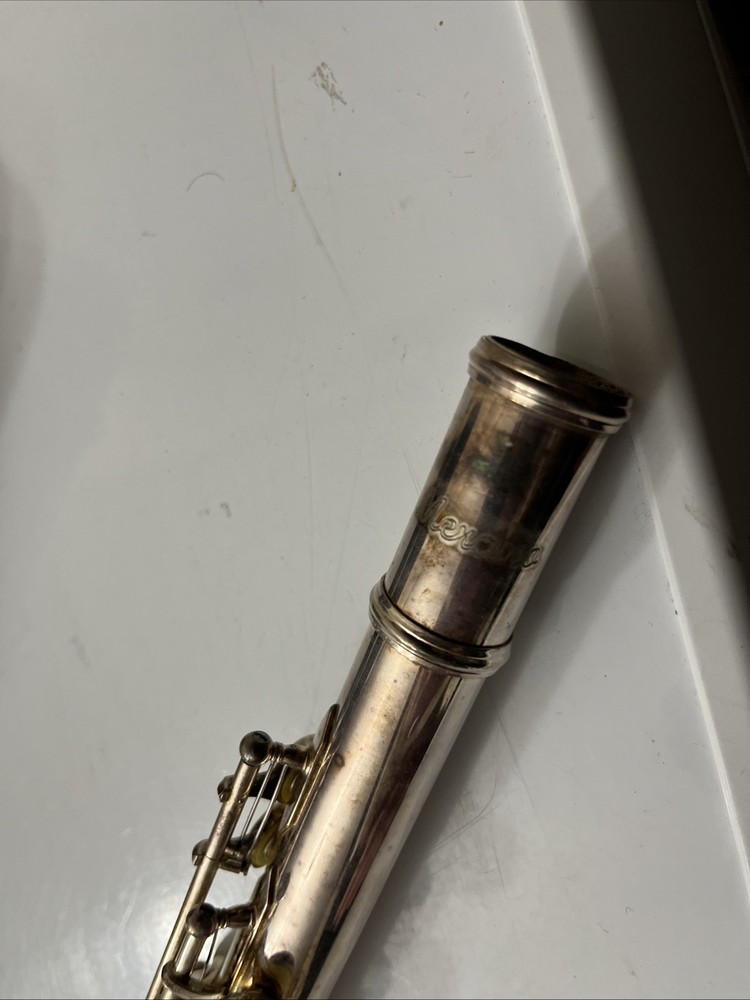 Merano Silver Finish Student Flute With Hard Case