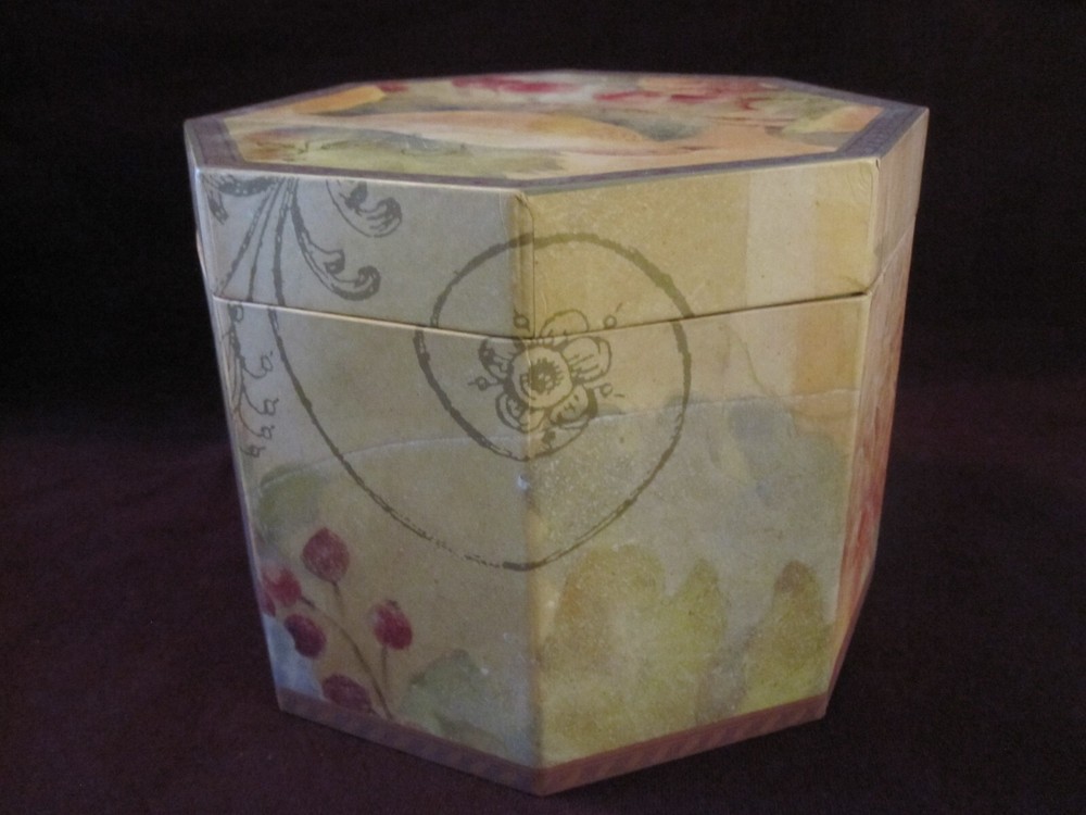 Set/3pc. Brenda Walton Octagon Nesting Boxes. Toscana