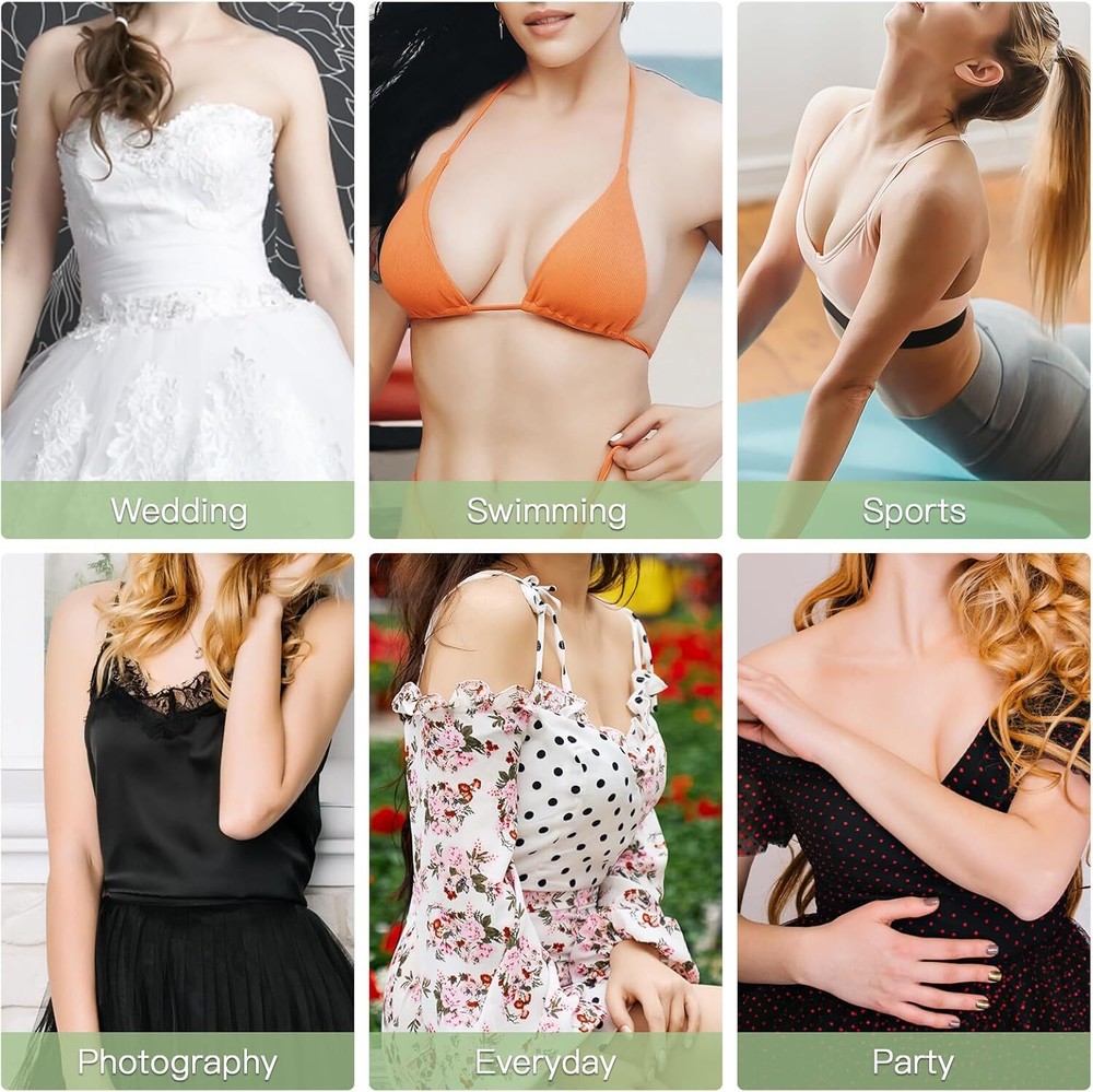 Disposable Nipple Covers Multi Design Stickers White