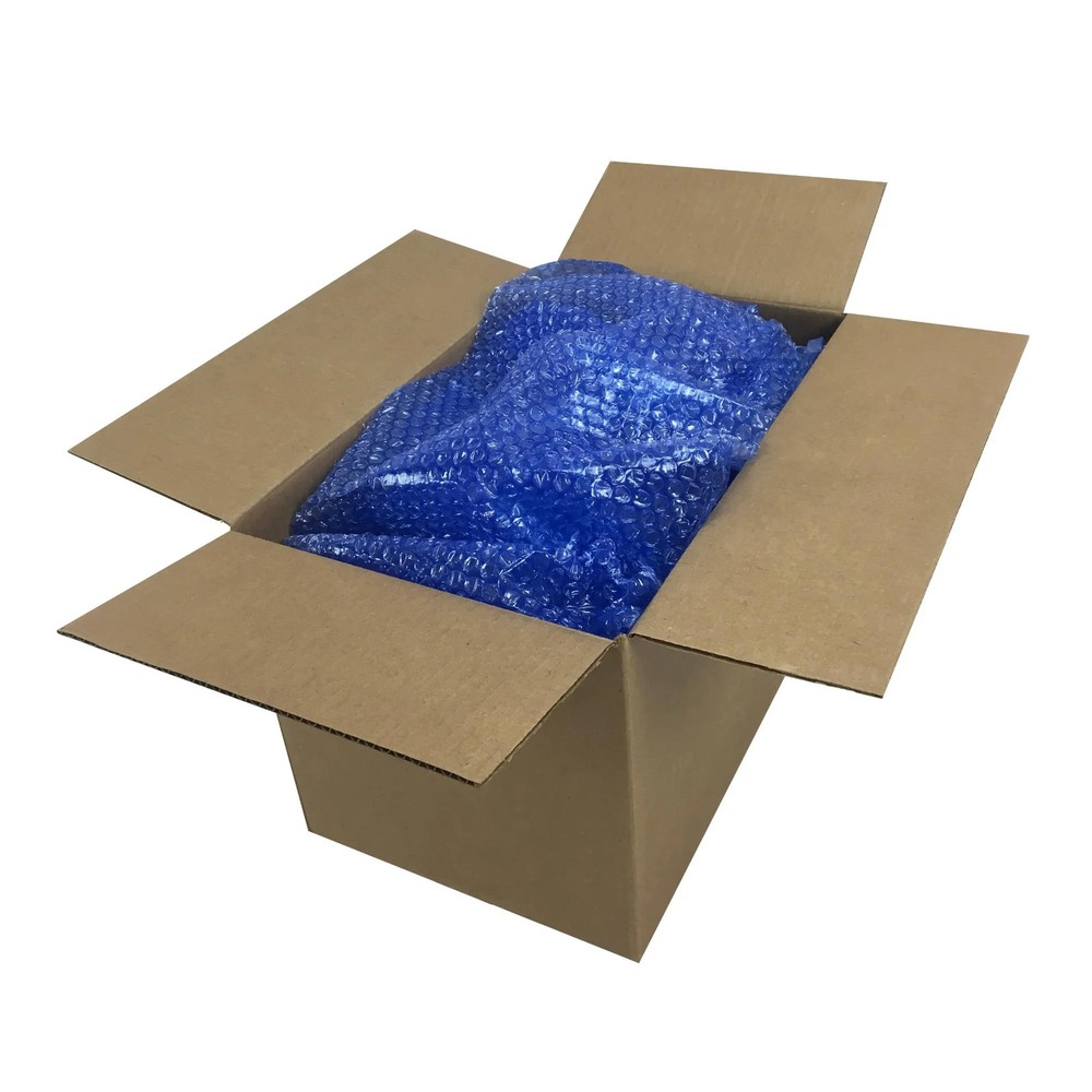 Small Bubble Blue Wrap 60' x 12" Perforated Every 12"