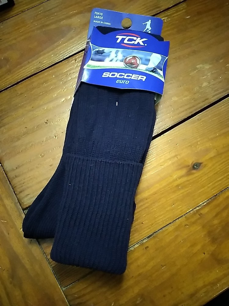 TCK Soccer Socks - Navy Blue - Size L