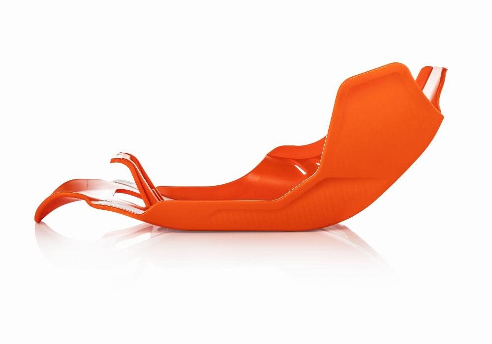 Acerbis 2733465321 Skid Plate Orange/White