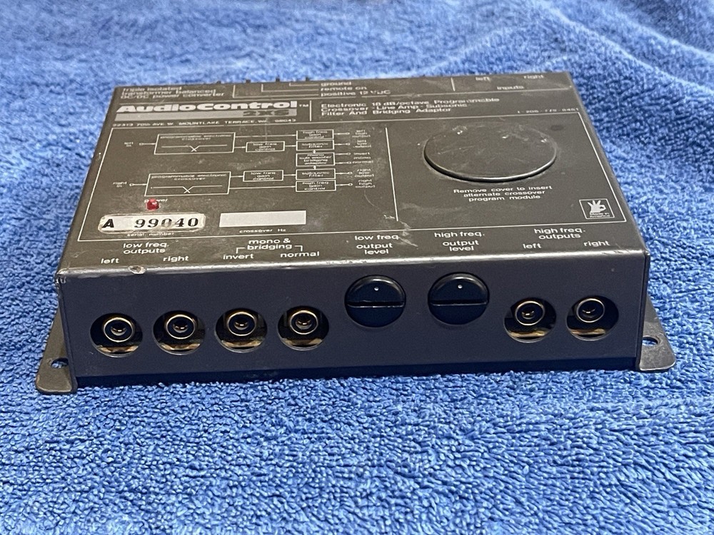 Audio Control Two Way Crossover Model 2XS