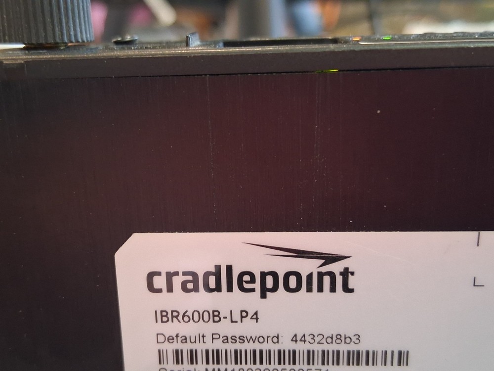 CRADLEPOINT IBR600B-LP4 ROUTER