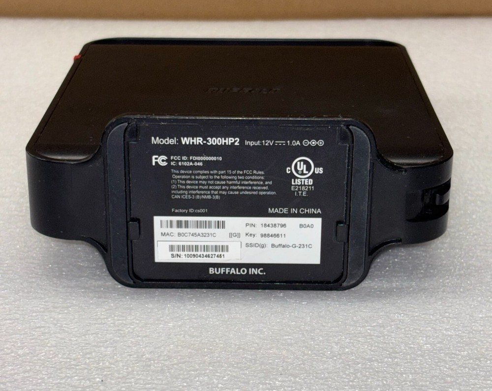 Buffalo WHR-300HP2 Wireless Router