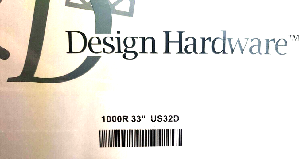 1000R 33" US32D Design Hardware Aluminum Push Bar Exit Rim Exit Device