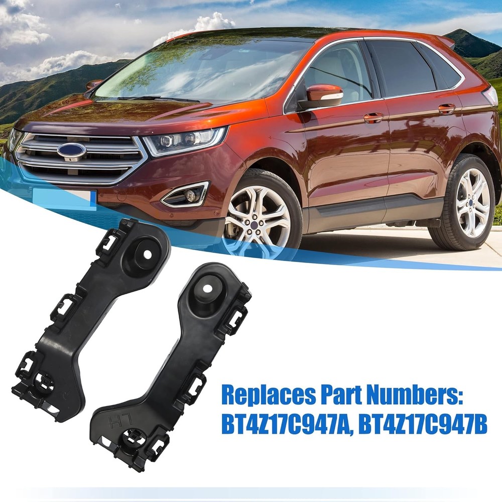 1 Pair Front Bumper Mount Support Bracket for Edge 2011-2014 for MKX 2012-2015 B