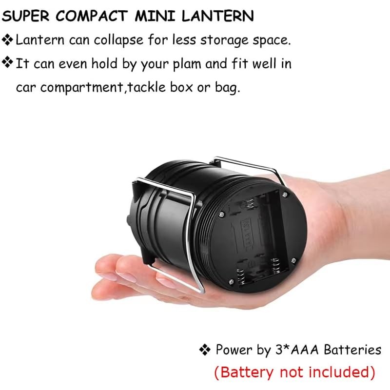 Lantern Camping Essentials Lights LED Flashlight Power Outages Battery Operated