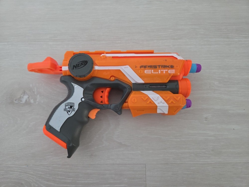 Nerf Firestrike Elite With Darts. Batteries Not Included.
