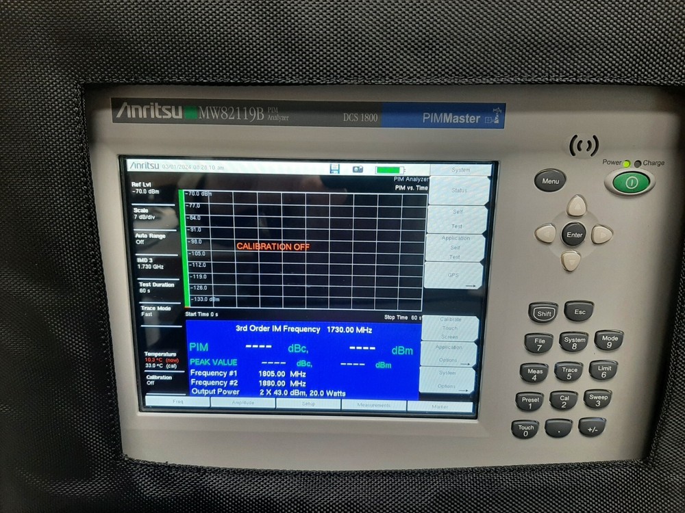 MW82119B-0180 DCS 1800 PIM Analyzer with Site Master Cable & Antenna Analyzer