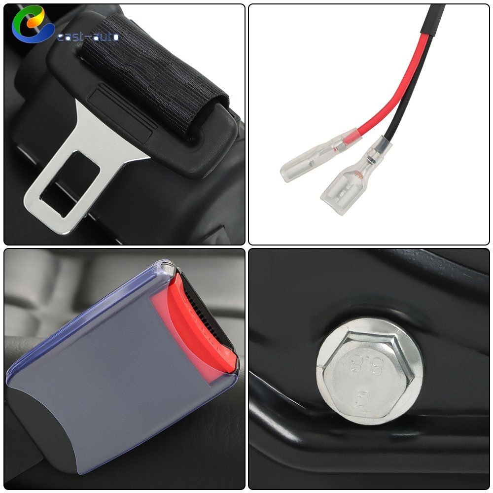 Fold Down Tractor Seat Adjustable Back & Seatbelt Universal Forklift Seat