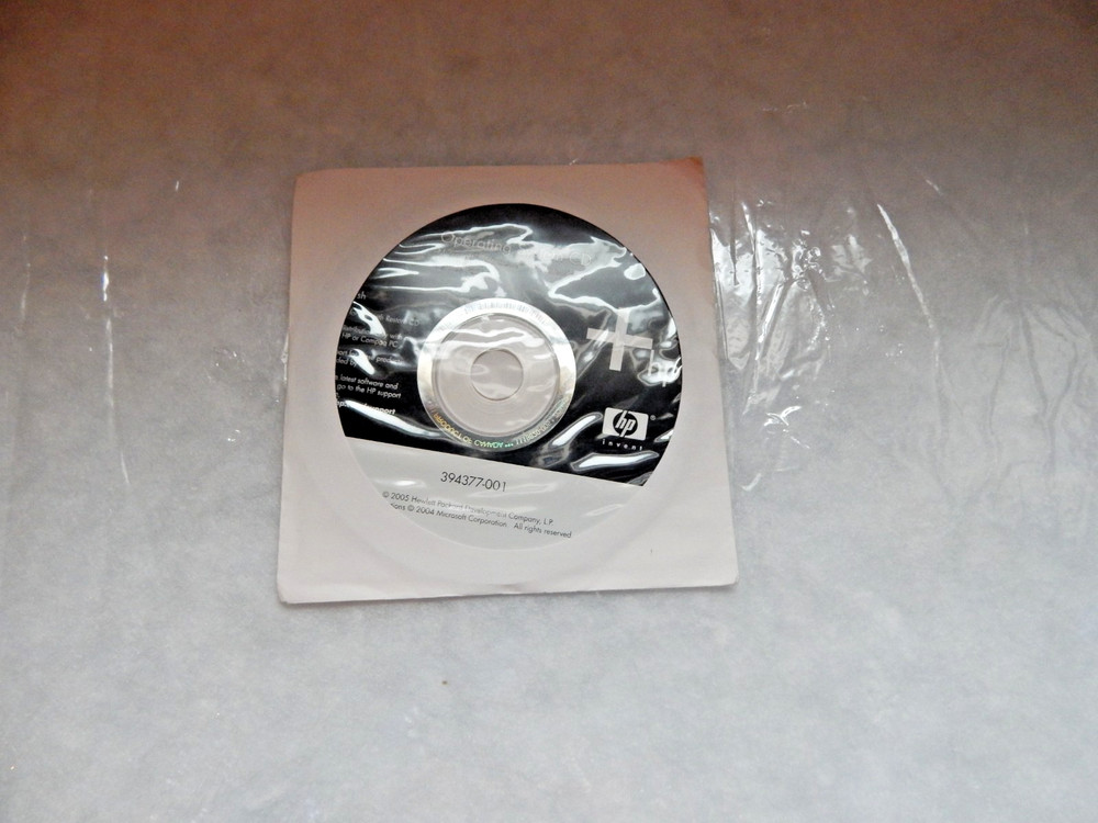 HP Operating System DVD - Windows XP PRO  SP2  394377-001