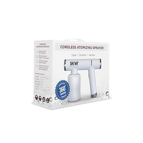 SKV Cordless Atomizing Sprayer 360° Coverage Disinfection Rechargeable