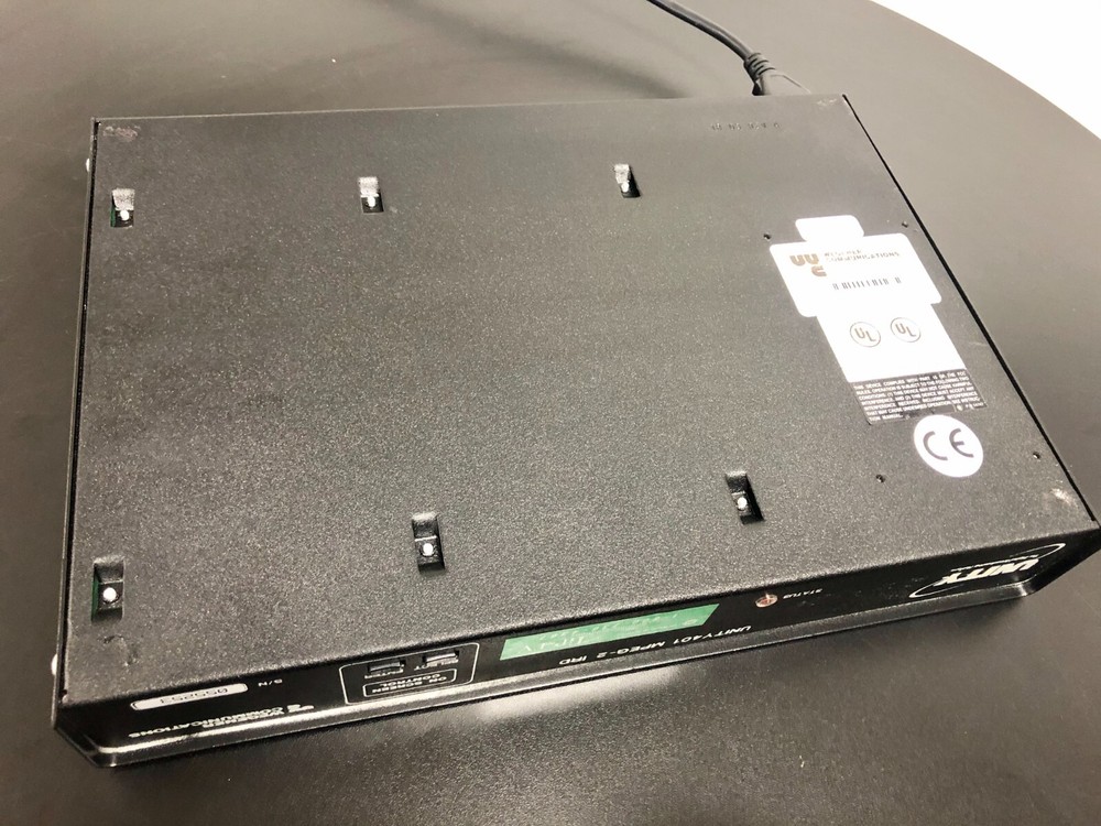 Wegener Unity UTY401-00-0000-002 Receiver MPEG 2 Broadcast Receiver