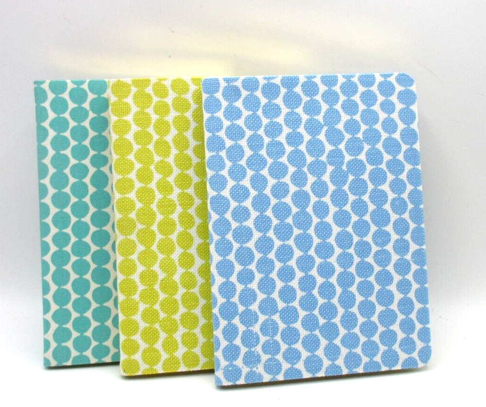 Journal 7" Flexible Fabric Cover 224 Lined Pages Graphic Image Blue