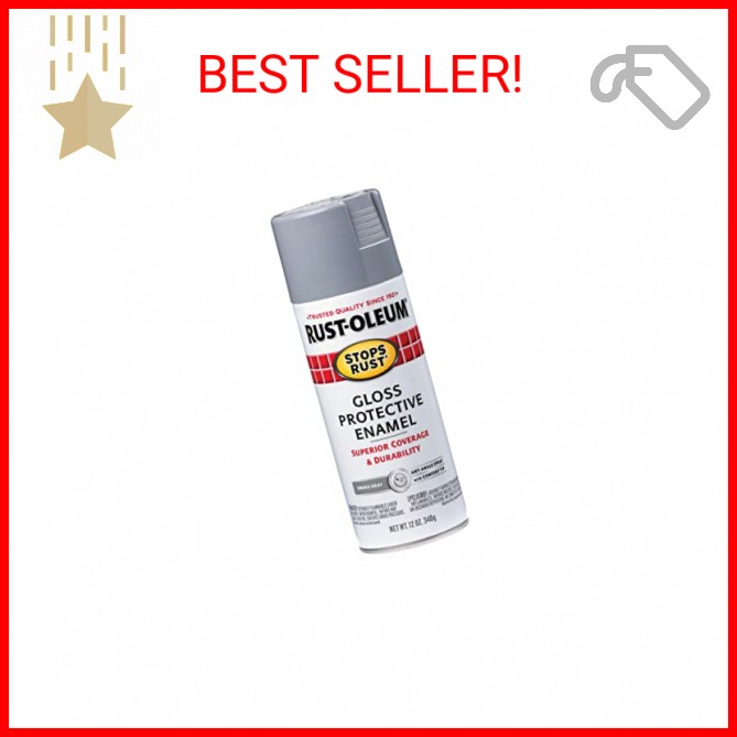 12 oz Gloss Smoke Gray Stops Rust Spray Paint