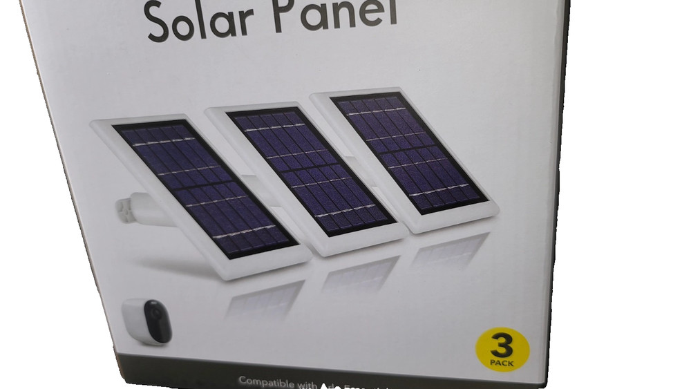 Wasserstein Solar Panel with 13 ft Cable Compatible with Arlo Essential 3-Pack
