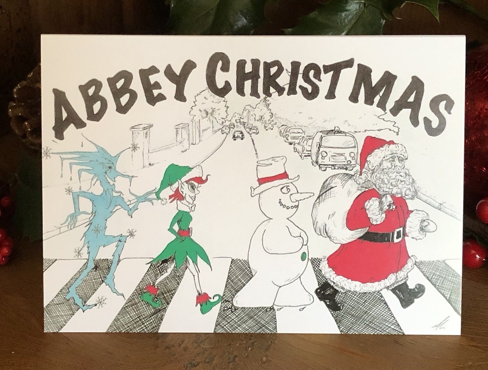 The Beatles Abbey Christmas Card