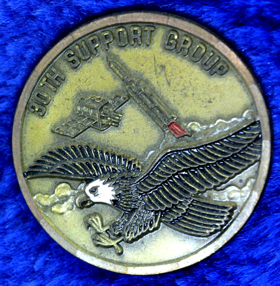 USAF 30th Space Wing Space Command Outstanding Performer Challenge Coin C-16