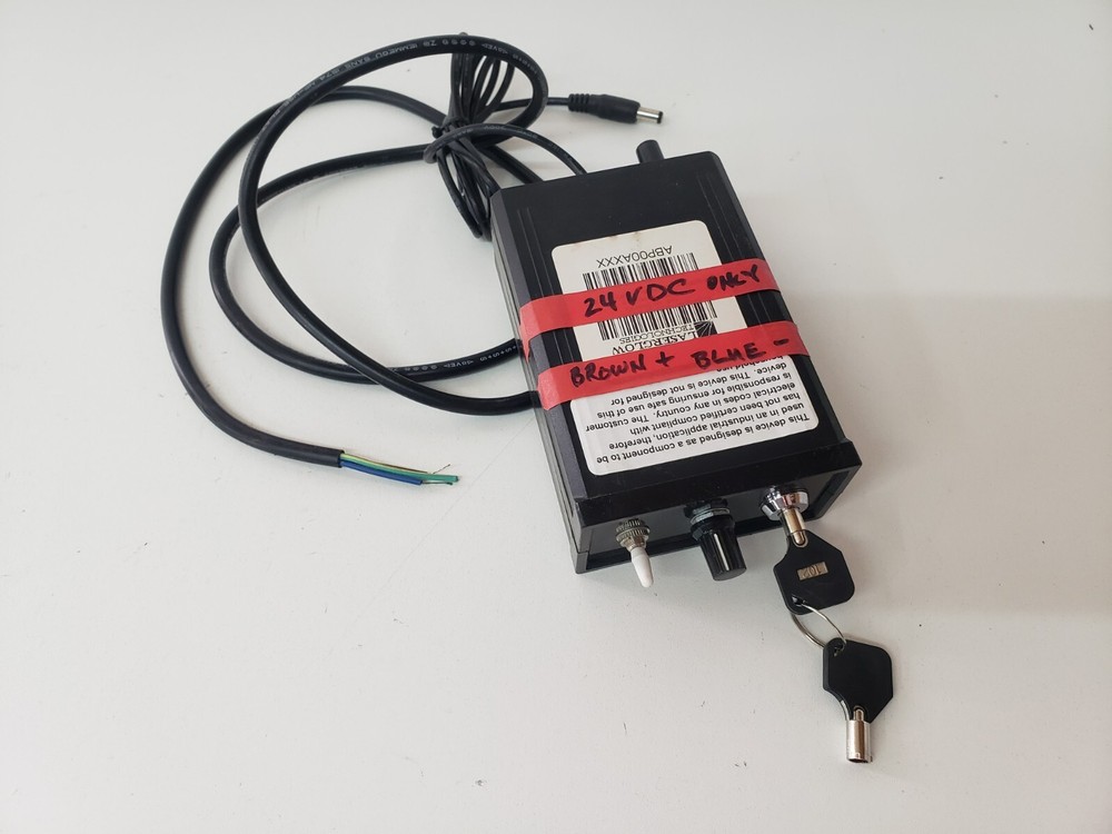 LASERGLOW TECHNOLOGIES ABP00AXXX 24v DC POWER SUPPLY  INCLUDES 2 KEYS
