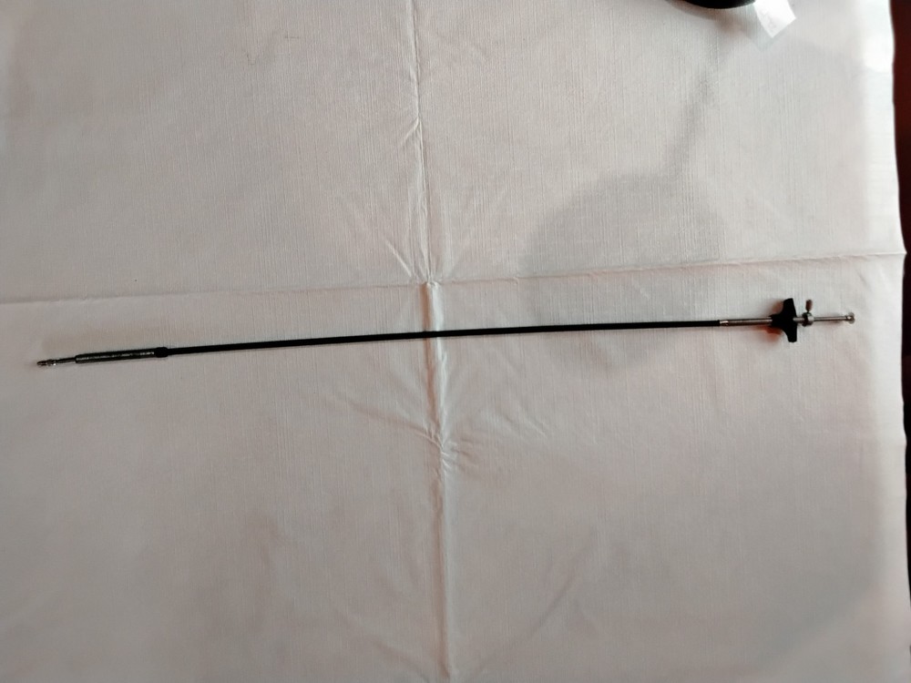 Shutter Release Mechanical Cable 18" with Lock screw -Black vinyl- tested.