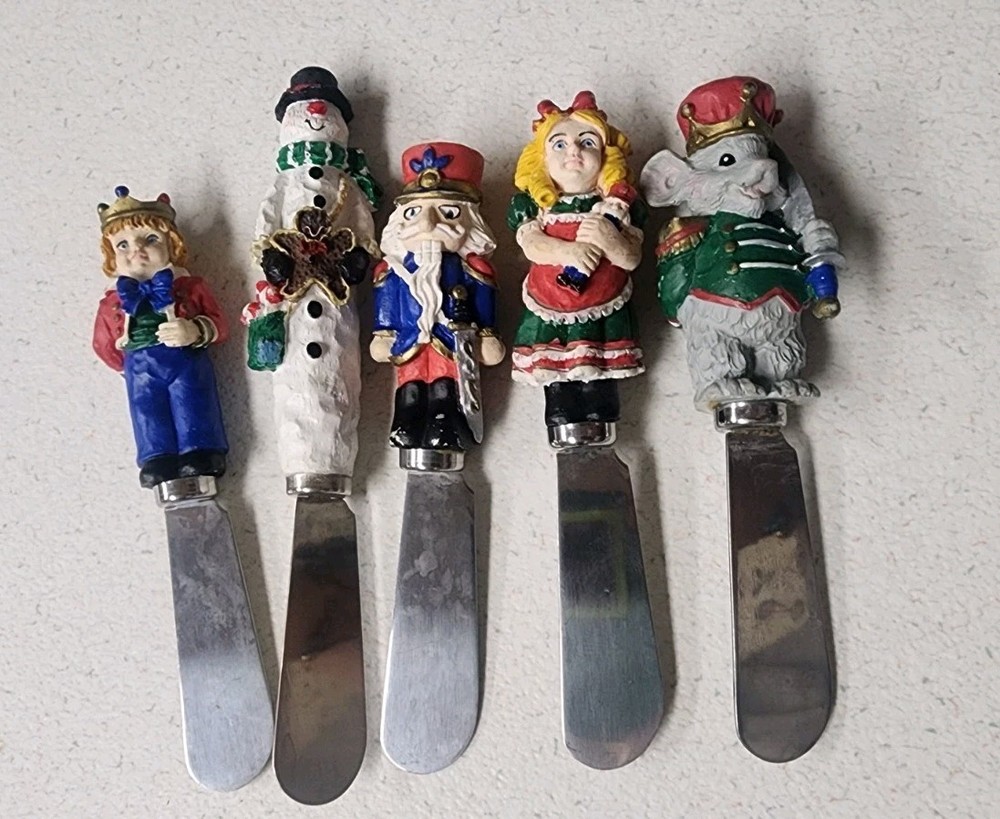 Christmas Themed Cheese Spreaders