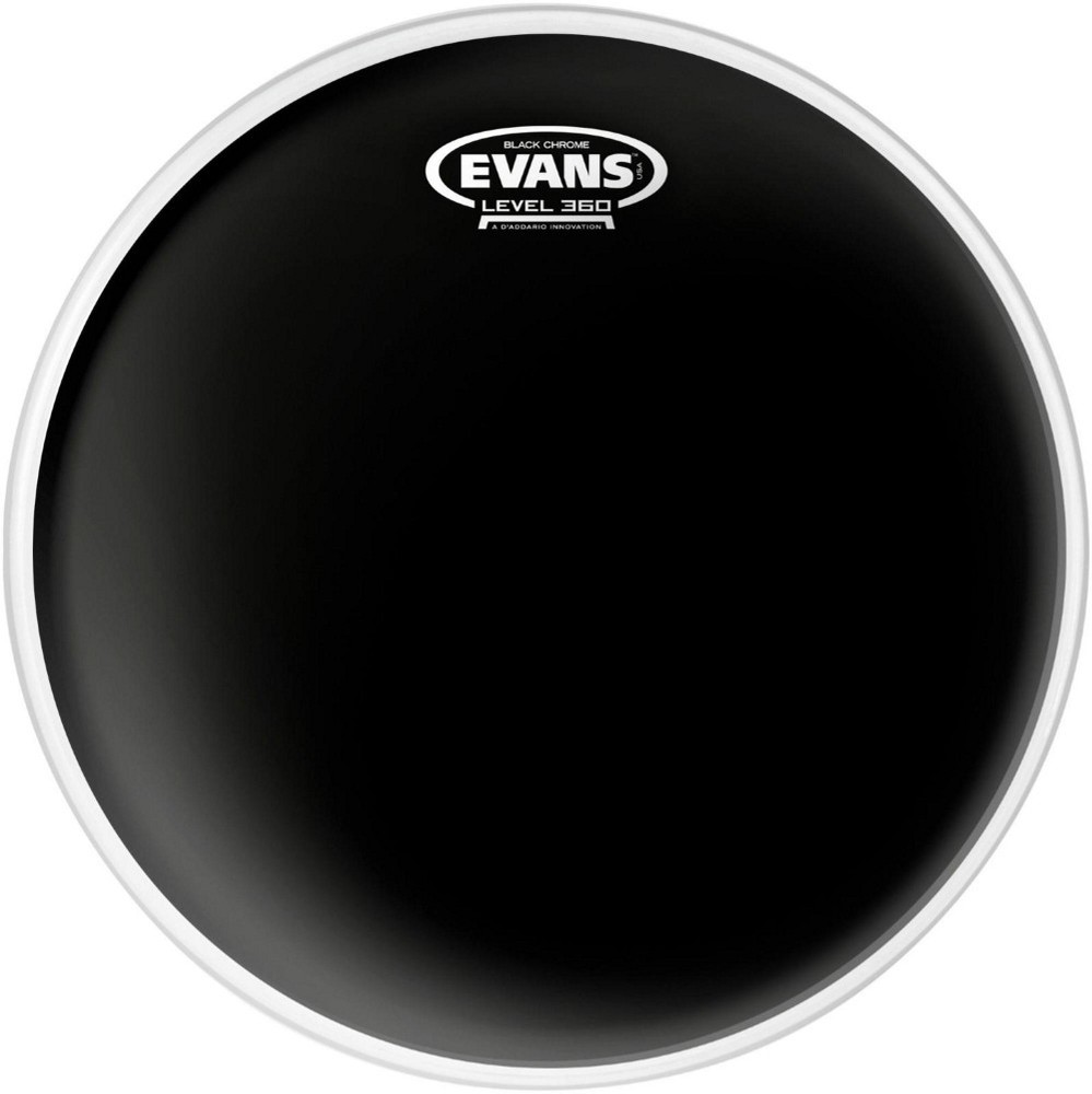Evans Black Chrome Tom Batter Drumhead 6 in.