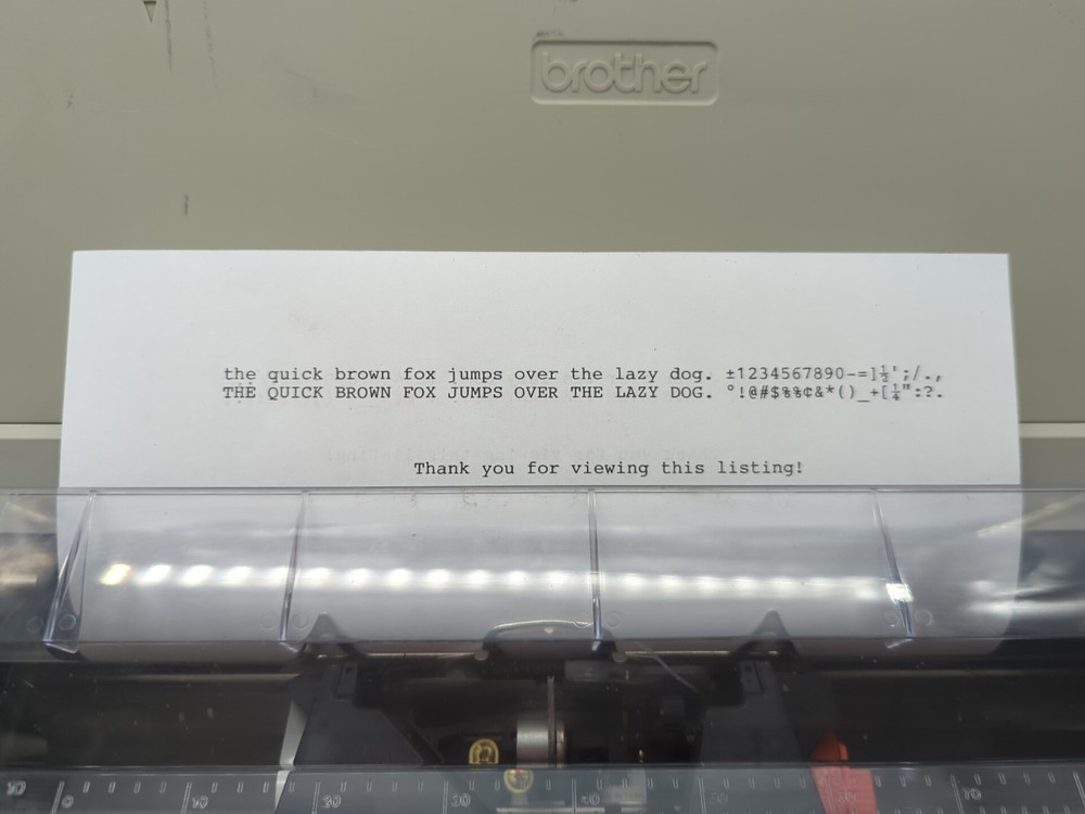 Brother Correctronic GX-6750 Electronic Typewriter With Tested Working