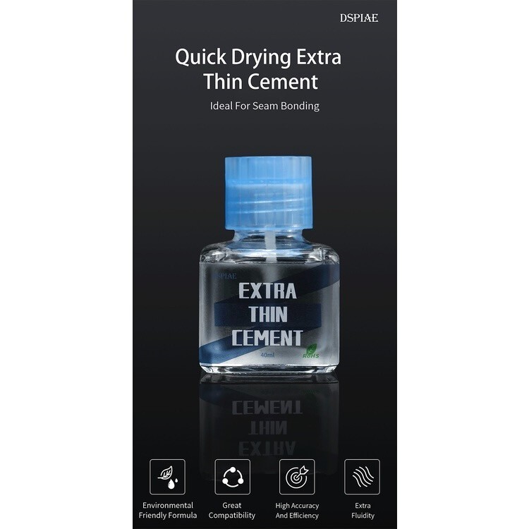 DSPIAE DSP-ETC-01 Quick Drying Extra Thin Cement