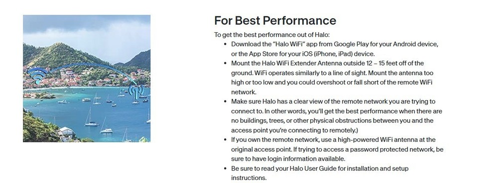 Halo Long Range Wi-Fi Extender System