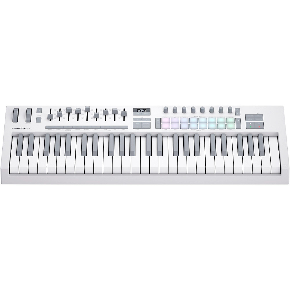 Novation Launchkey 49 MK4 Keyboard Controller White LN