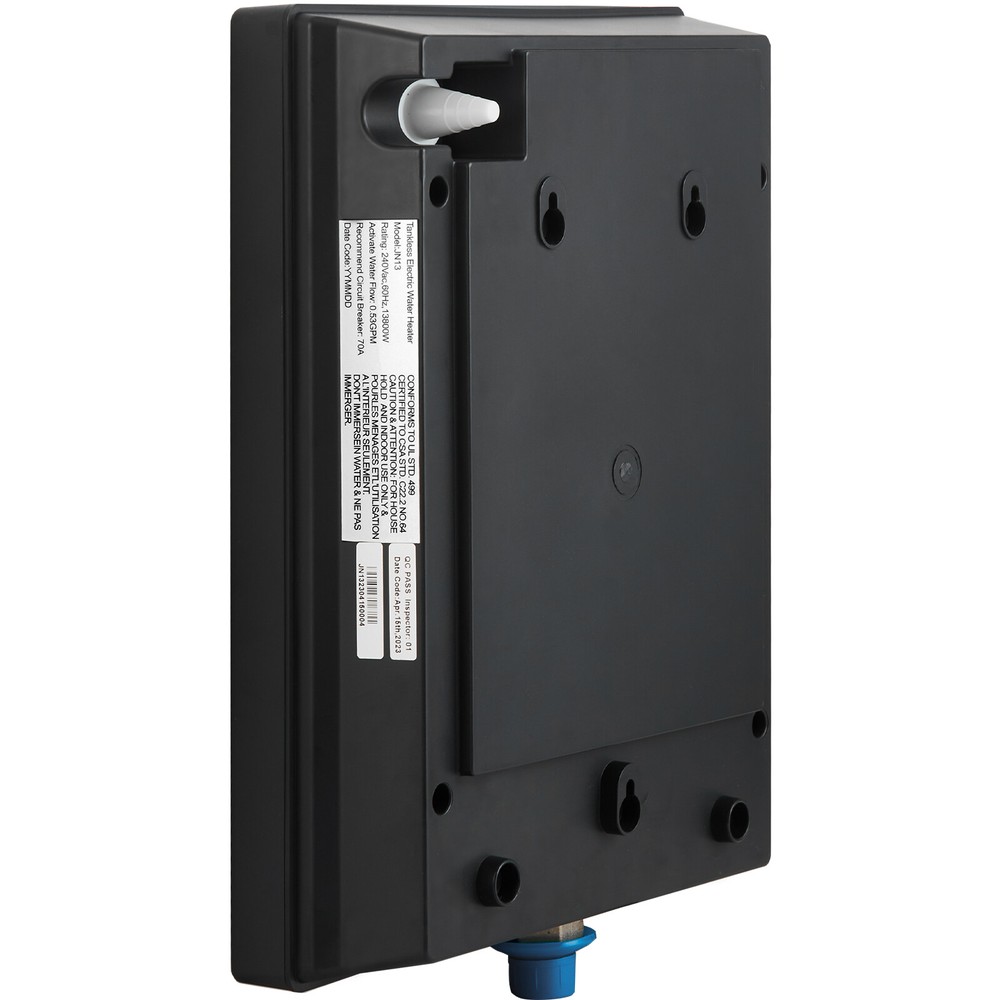 VEVOR 13.8KW Electric Hot Tankless Water Heater Shower Instant Boiler Bathroom